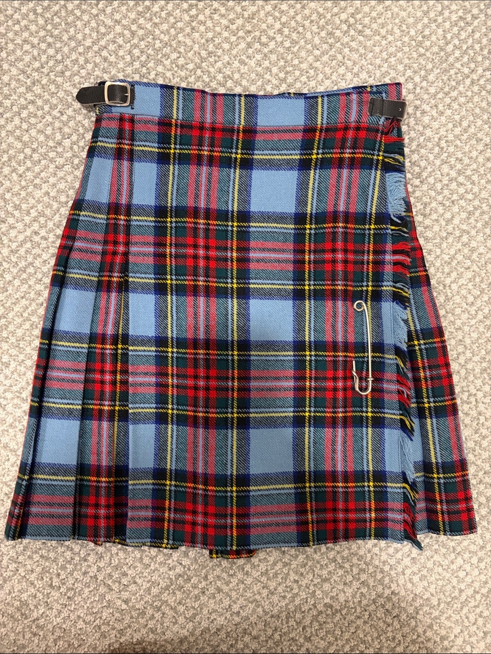 Vintage Laird-Portch Scotland Strawbridge & Clothier Wool Kilt Skirt